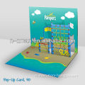 POP UP Paper Card,3D Greeting Card,Wedding 3D Card